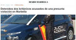 Desktop Screenshot of diariomarbella.com